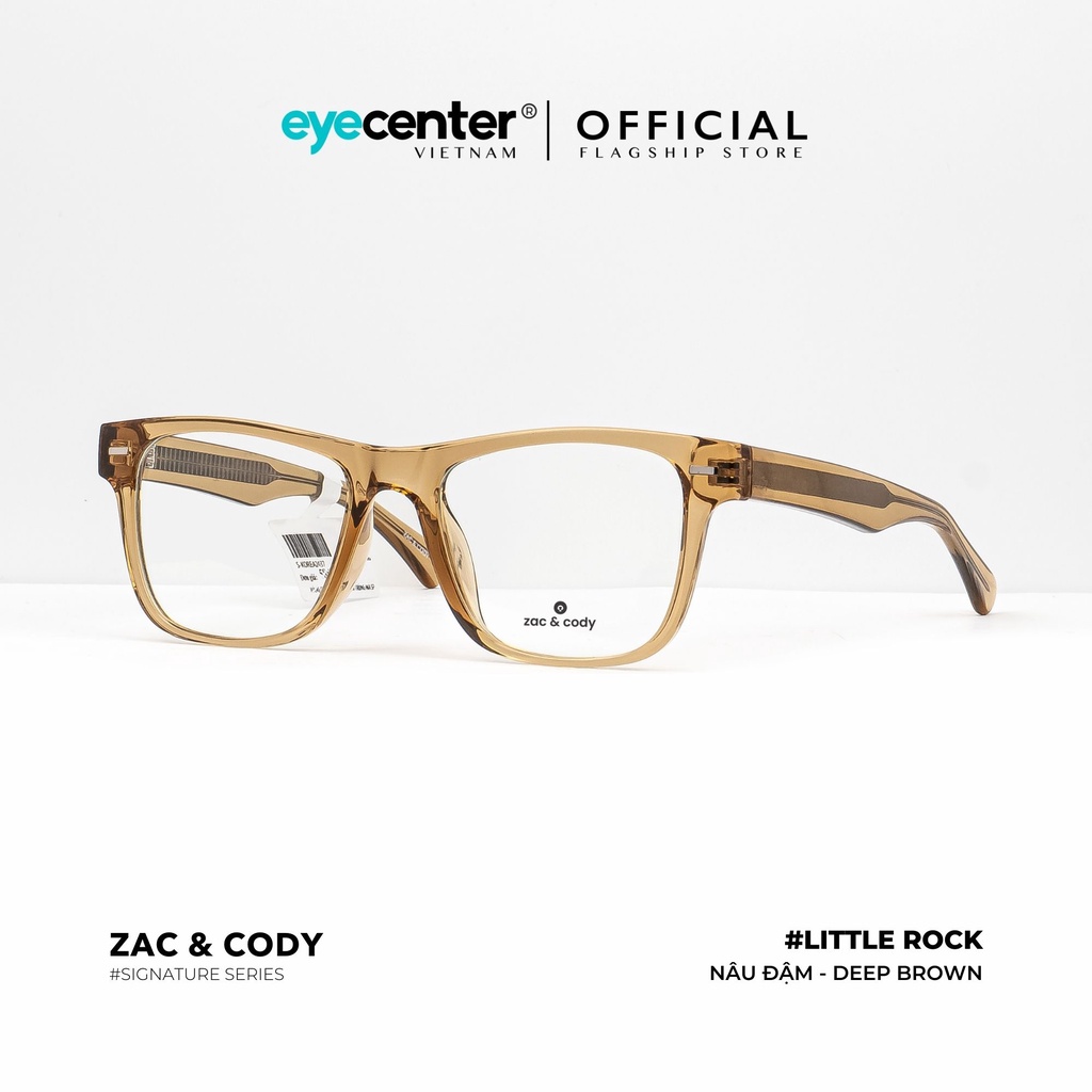 Gọng kính cận vuông nam nữ A29-S chính hãng LITTLE ROCK by ZAC&amp;CODY nhập khẩu Eye Center Vietnam