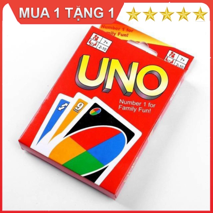( 1 TẶNG 1 - THANH LÝ ) Bài Uno LOẠI TỐT 108 Thẻ Bài Board Game - Đồ Chơi Trẻ Em CHIRITA Tặng bộ bài