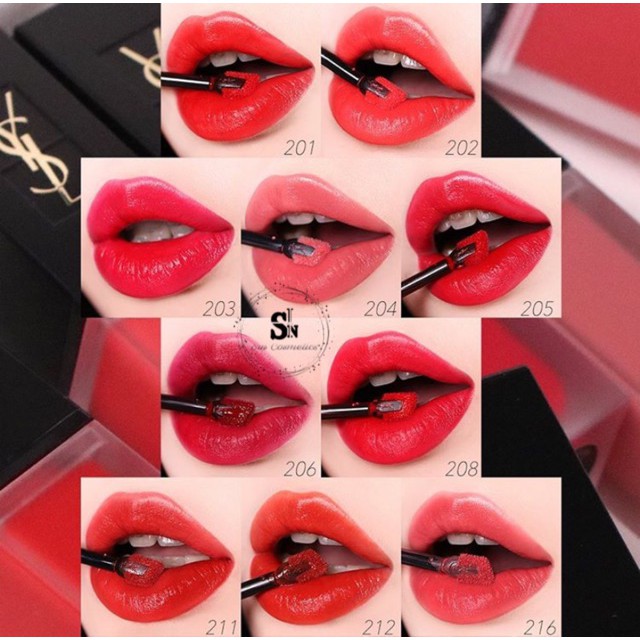 Son kem YSL Tatouage Couture Velvet Cream Liquid Lipstick TESTER