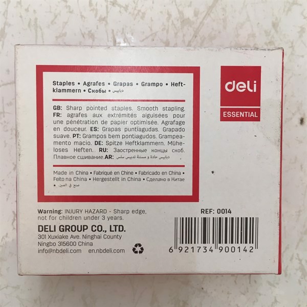[Chính hãng Deli] Ghim dập deli 0014 ( Ghim Dập 23/23)