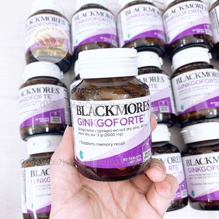 Blackmores Ginkgo Forte bổ não 2000mg 80 viên