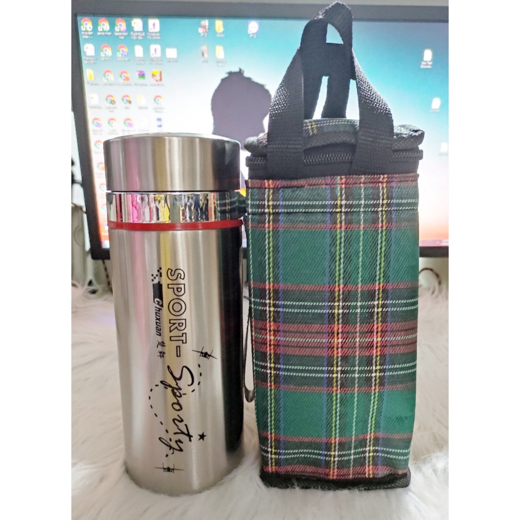 Combo bình giữ nhiệt SPORT 800ml 1000ML + túi được chọn mẫu