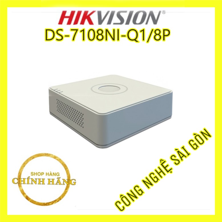 Đầu ghi hình camera IP 8 kênh HIKVISION DS-7108NI-Q1/8P