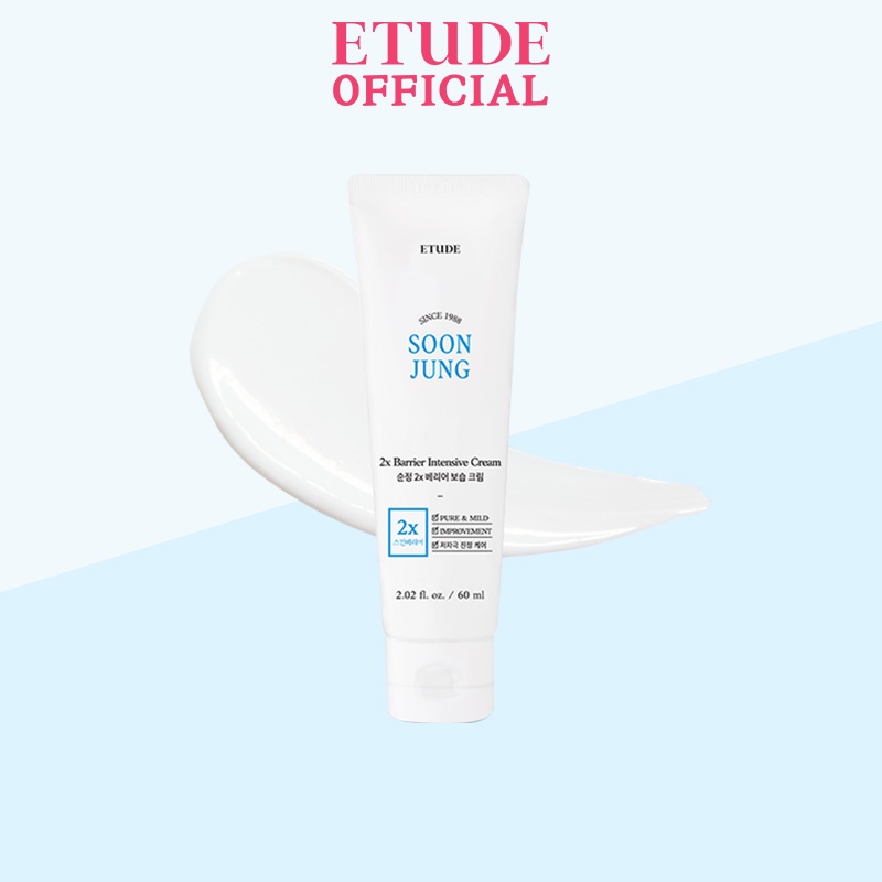 Kem dưỡng ẩm Etude SoonJung 2x Barrier Intensive Cream chuyên sâu cao cấp 60ml