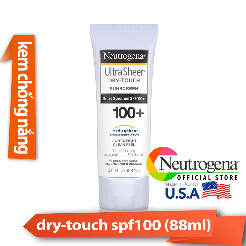 Kem chống nắng Neutrogena Ultra Sheer Dry Touch SPF100 (88ml)_KCN0483