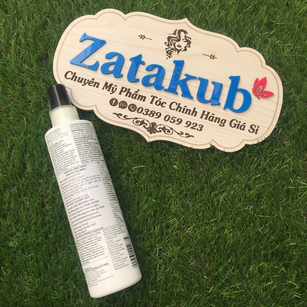 PAUL MITCHELL Keo xịt Paul Mitchell tạo kiểu cứng và sáng bóng Freeze and Shine Super Spray 250ml