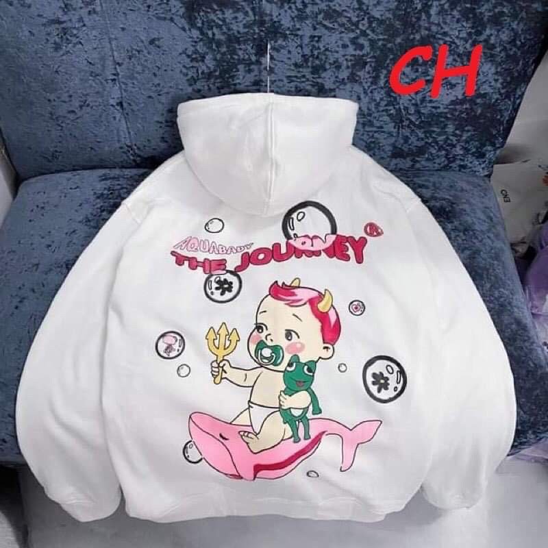Áo khoá cậu bé cá voi CH11