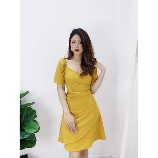 Váy vạt chéo 3 tầng
