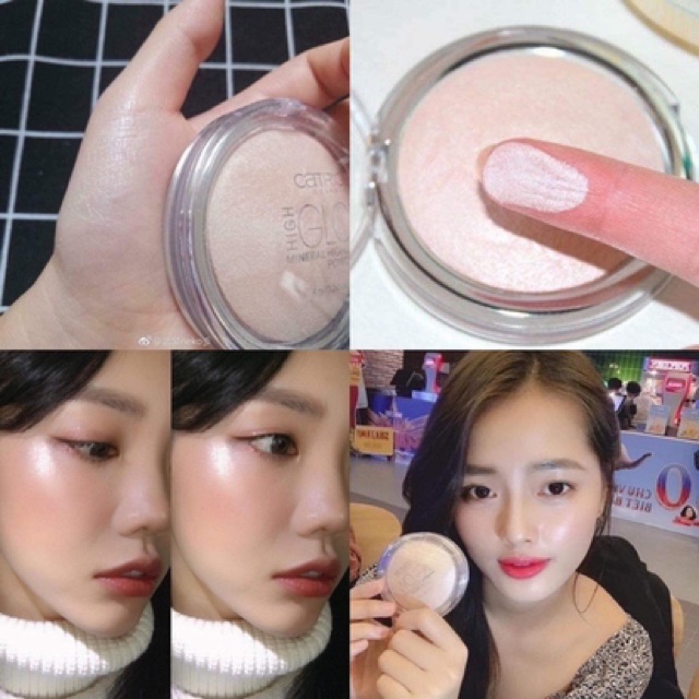 Phấn bắt sáng Catrice High Glow Mineral Highlighting Powder- đỉnh cao của bắt sáng.