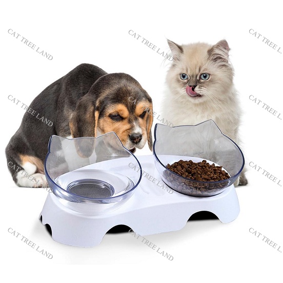 BÁT ĂN CHÓ MÈO, CHỐNG GÙ BẢO VỆ CỘT SỐNG, CHỐNG LẬT - KHAY ĐỰNG THỨC ĂN THÚ CƯNG