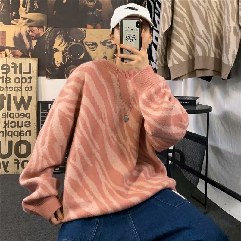 Áo len họa tiết kẻ sọc tay dài thời trang dành cho nam (3 màu sắc)