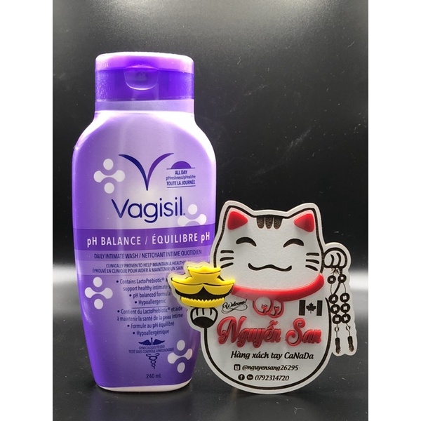 Dung dịch vệ sinh vagisil bill canada 240ml