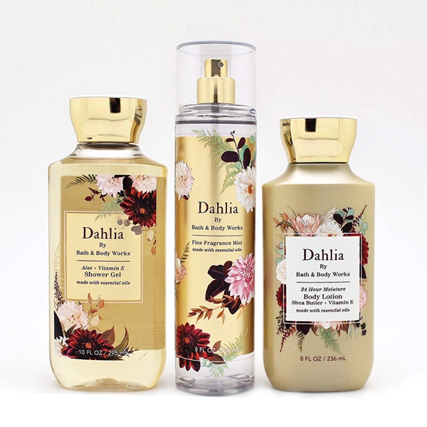 DAHLIA Lotion xịt thơm Bath and Body Works có seal