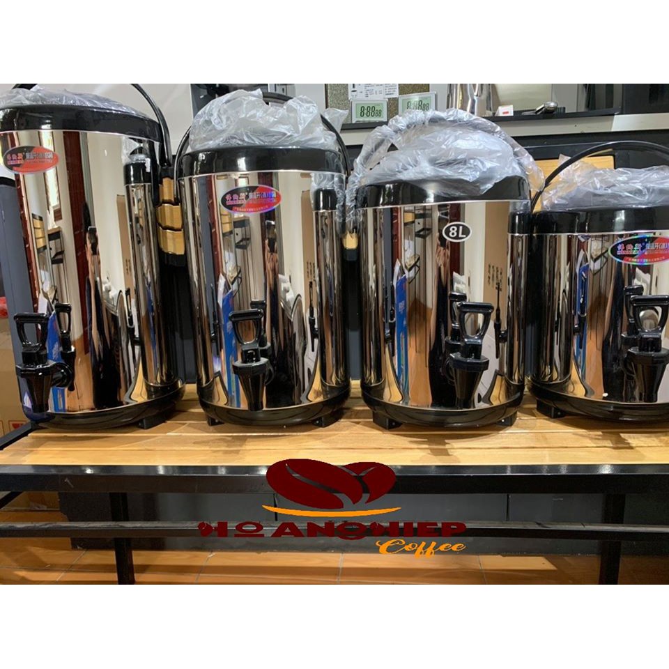 Bình Đá Inox Giữ Nhiệt Có Vòi Tiện Lợi - Bình Đựng Có Dung Tích 10L/12L