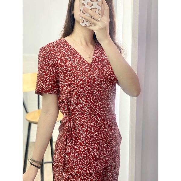 SET BỘ ÁO ĐẮP CHÉO QUẦN LỬNG