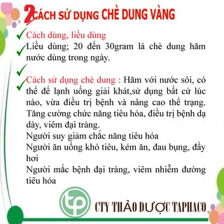 Chè dung vàng sấy khô 500g - chuyên dùng pha trà và nấu nước