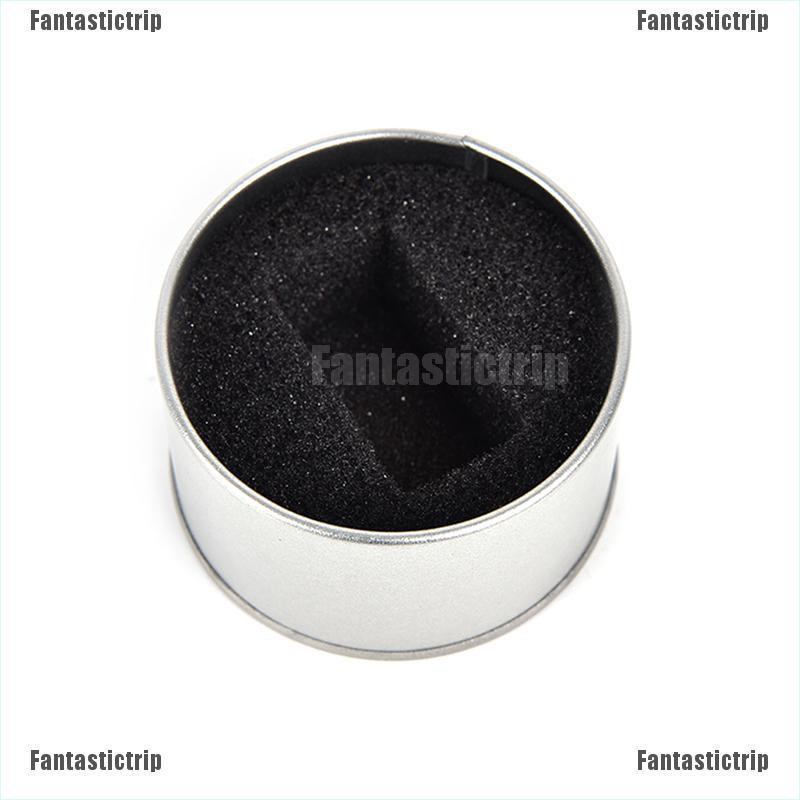 Hộp Kim Loại Tròn Màu Bạc 6.5X4Cm Đựng Đồng Hồ Độc Đáo