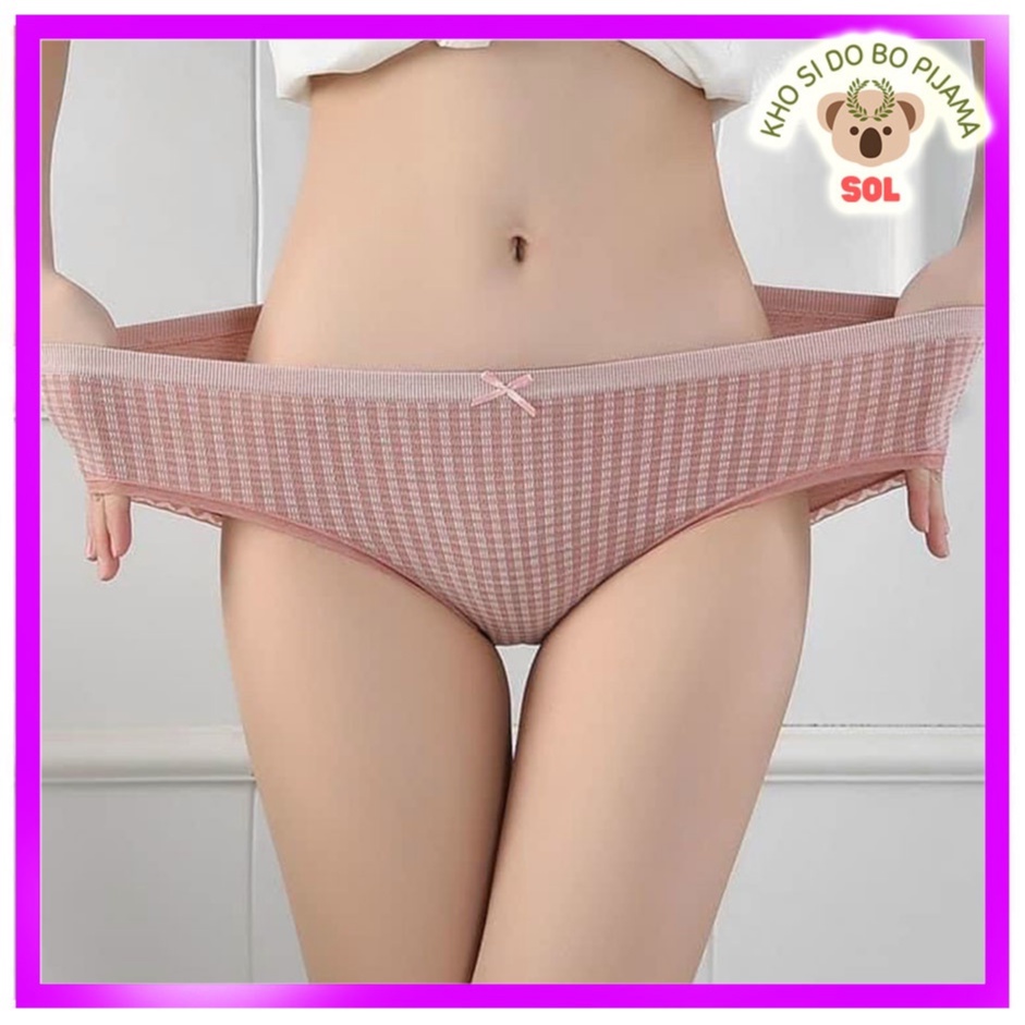 Quần Lót Nữ cotton caro thiết kế siêu gợi cảm quyến rũ 40-58kg