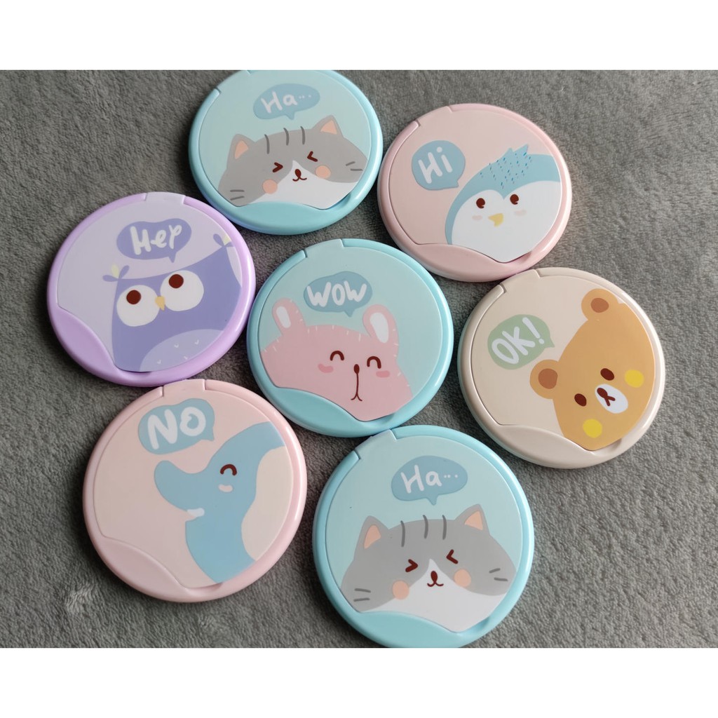 Bộ Gương Lược Cầm Tay Dễ Thương Nhiều Mẫu Đa Dạng