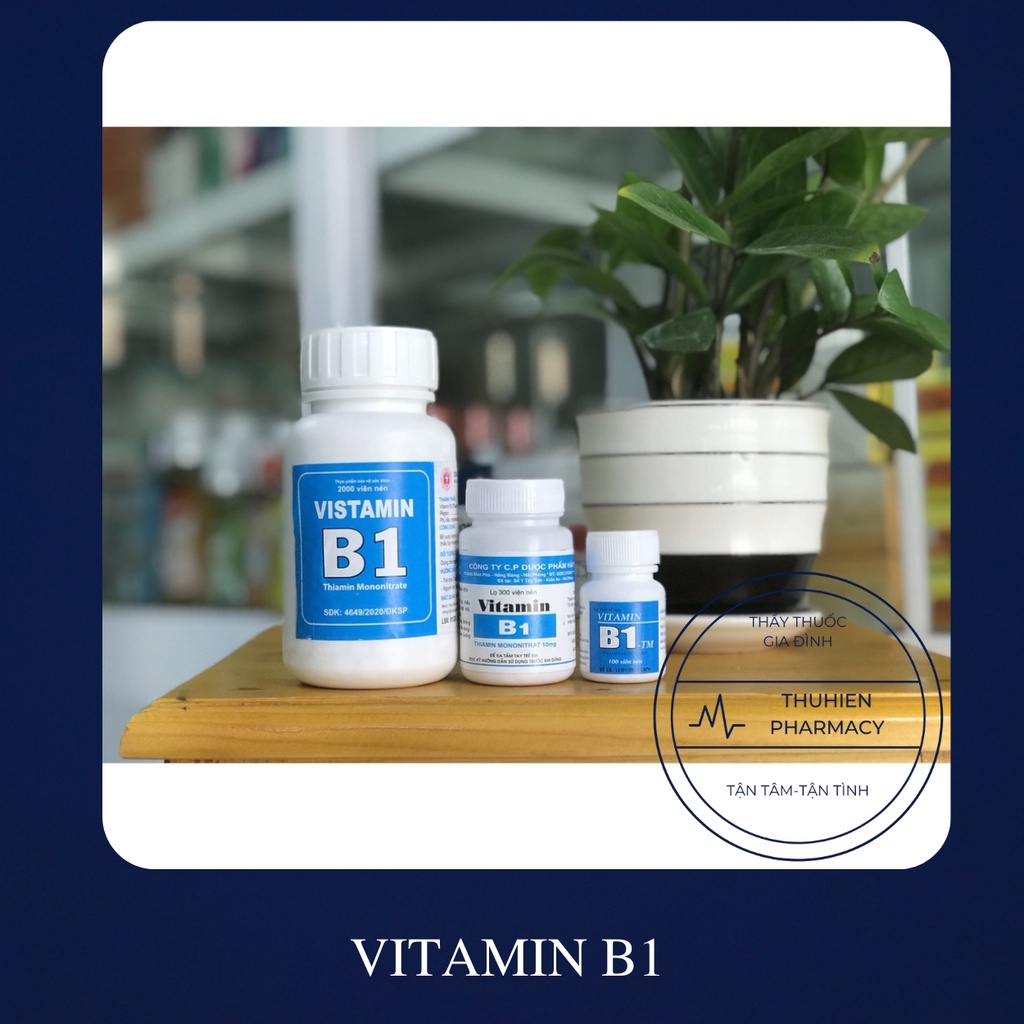 VITAMIN B1 viên nén-Lọ 2000, 300viên