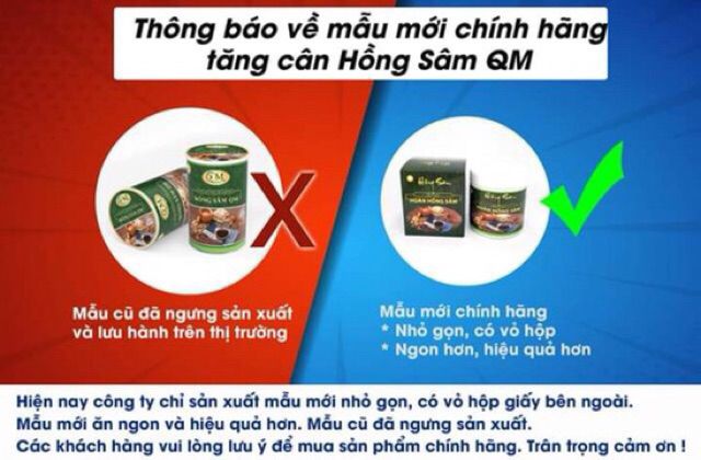 Thảo mộc tăng cân Hồng Sâm Quỳnh Mơ {chính hãng}