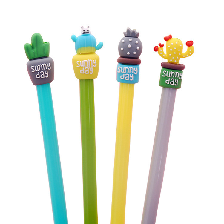 Bút gel mực đen hoạt hình sáng tạo 0.5mm