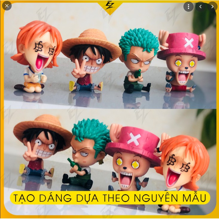 Mô hình Figure chibi one piece naruto hơn 50 loại 10 -15cm dễ thương