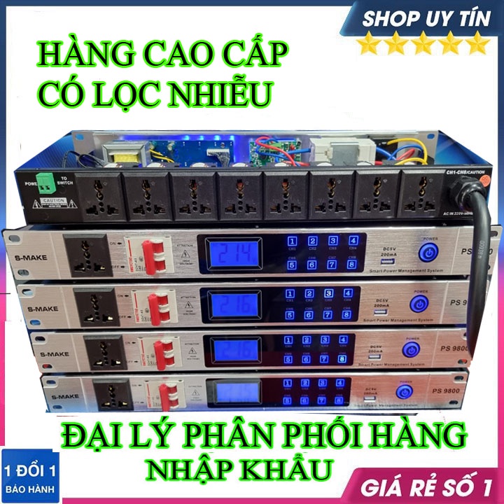 Quản lý nguồn điện S-mak e 9800 có lọc nguồn