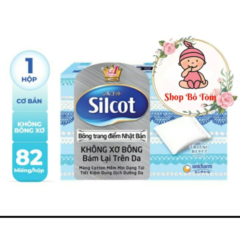 Bông tẩy trang Silcot 82 miếng/ 66 miếng / 40 miếng