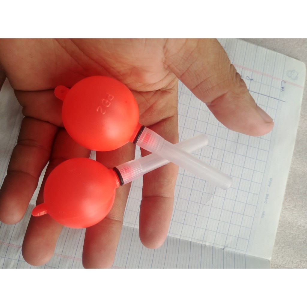 COMBO 03 PHAO TRÒN ĐỎ CÂU SÔNG - PHAO CÂU SÔNG  - PHAO CÂU ĐÊM GẮN ĐÈN BẺ - ĐỒ CÂU NGỌC HẢI