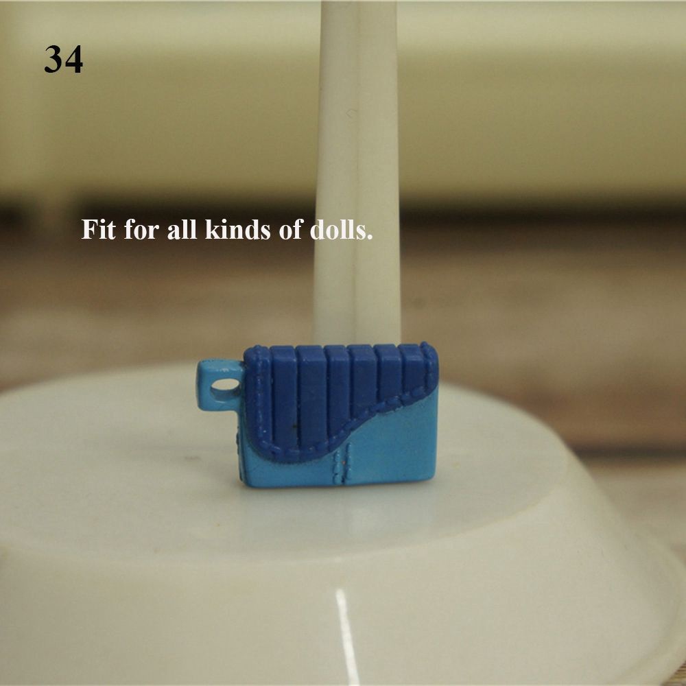 Túi xách nhựa với 34 kiểu dáng thời trang dành cho búp bê tỉ lệ 1/6