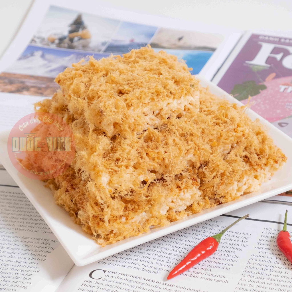 Cơm cháy chà bông Quốc Vinh - Vị Vừa loại 250g/gói