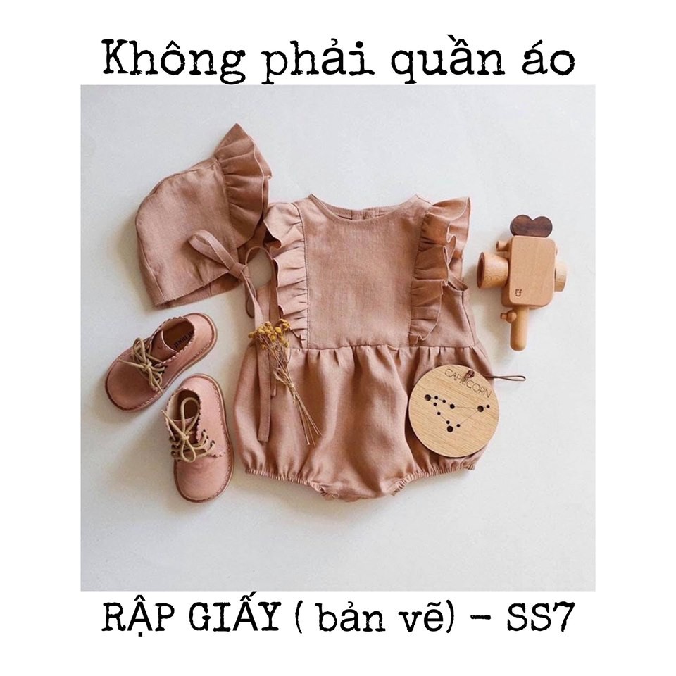 RẬP GIẤY( bản vẽ)_ SS7_rập romper cánh tiên