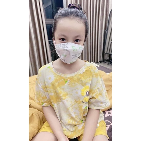 Khẩu trang Kf94 cho bé combo túi 10c, nhiều hình cute dễ thương , khẩu trang y tế 4 lớp túi | BigBuy360 - bigbuy360.vn