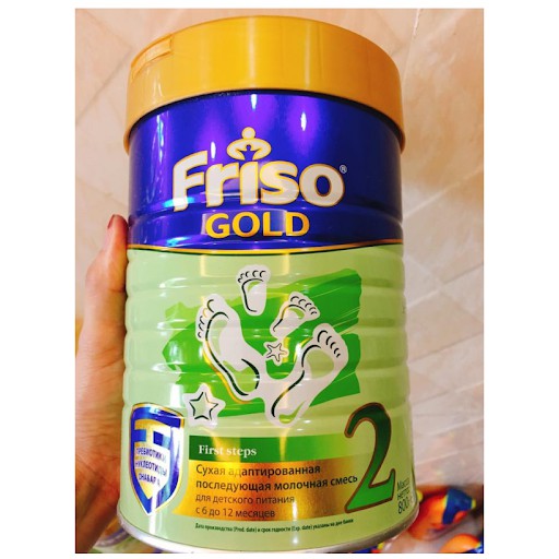 Sữa FRISO NGA 800g số 1 2 3 hàng nội địa Nga date mới