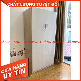 Tủ Nhựa Đài Loan-Tủ Quần áo 2 Cánh Có Nhiều Tầng Xếp Đồ Tiện ích (miễn phí ship hcm)