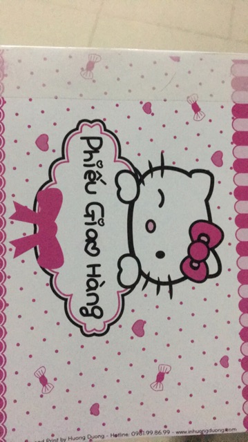 Phiếu ship hàng  100 trang