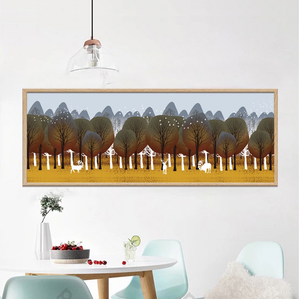 In hình ép gỗ Laminate TRANH PHONG CẢNH - Mẫu 11 (1 Ngang 20x60, 30x90). In ảnh theo yêu cầu