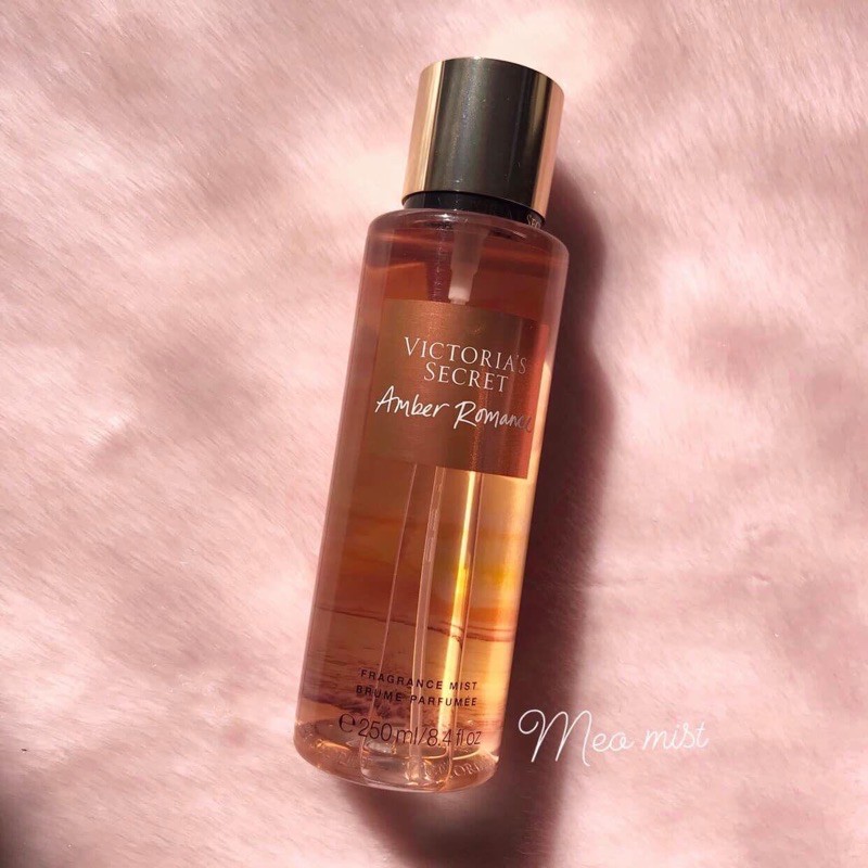 Xịt thơm toàn thân bodymist Victoria's Secret Amber Romance Fragrance Mist