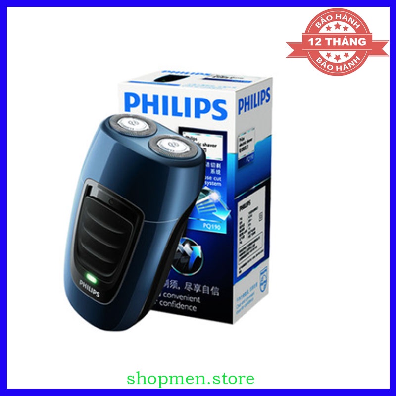 Máy cạo râu Philips PQ190 hai lưỡi sạc điện cạo khô sắc bén BH 12 tháng