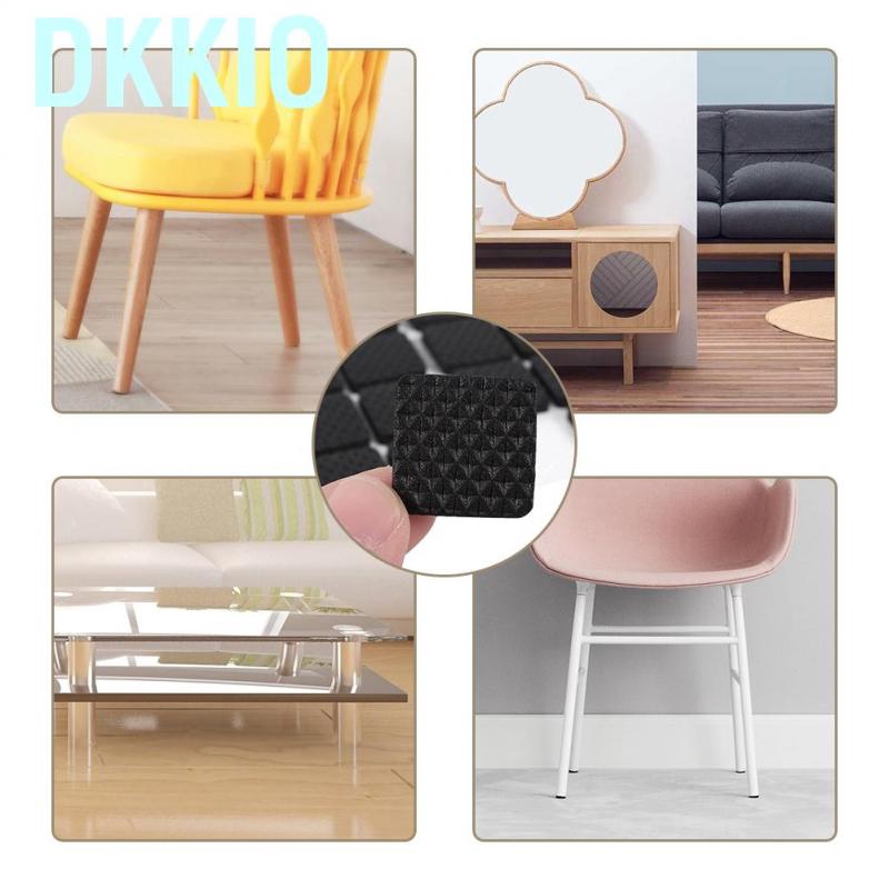 Set 48 miếng cao su đen giữ chân bàn ghế chống trượt tiện dụng | BigBuy360 - bigbuy360.vn