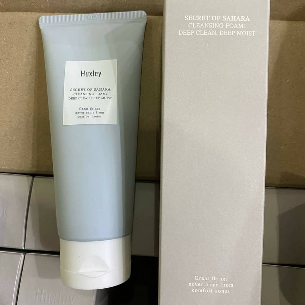 [Sample] Mẫu thử Sữa Rửa Mặt Huxley CLEANSING FOAM ;DEEP CLEAN DEEP MOIST