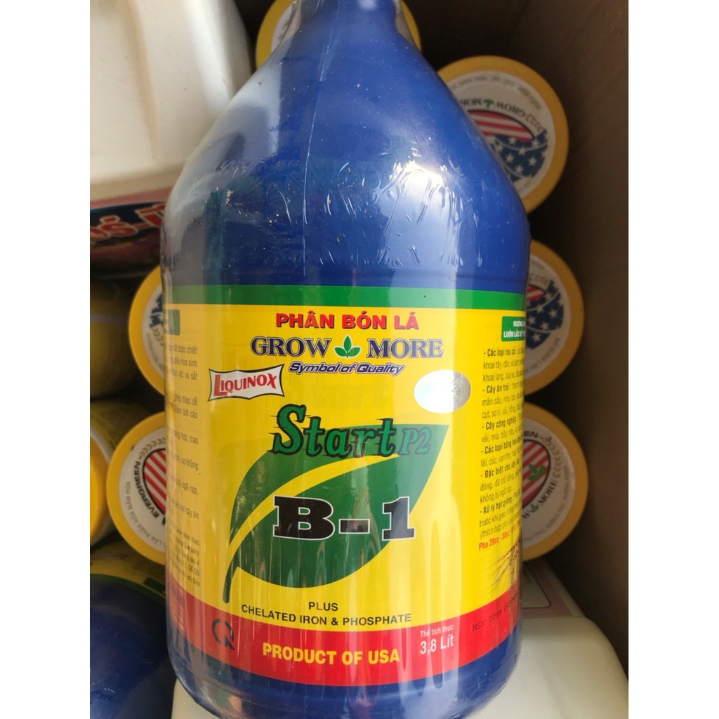 Phân bón lá cao cấp vitamin B1 Start của Growmore 3.8lit