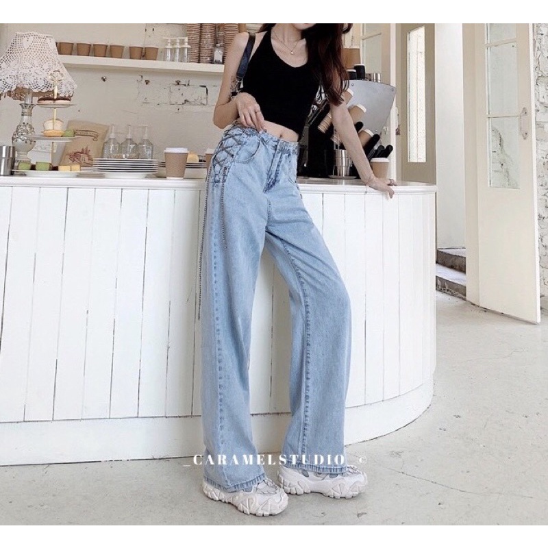 Quần jeans suông 109