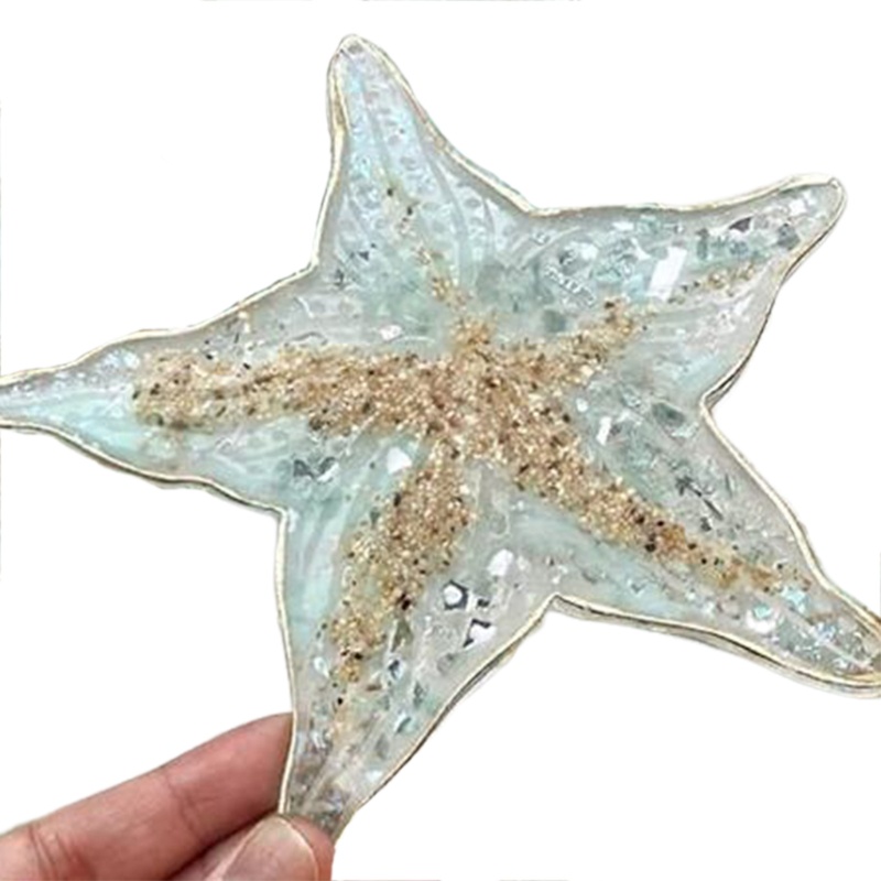 Khuôn Làm Khay Rượu Hình Vỏ Ốc / Sao Biển Bằng Nhựa Epoxy Độc Đáo Diy