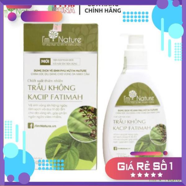 [XẢ HÀNG] [XẢ KHO] Dung Dịch Vệ Sinh Phụ Nữ Trầu Không I'm Nature 150ml Chính Hãng Công Ty