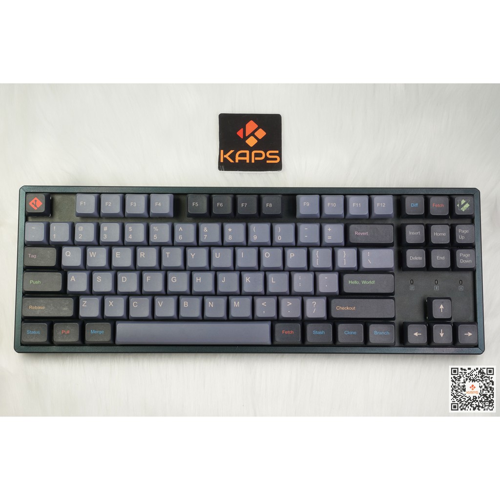 Keycap OBLIVION CODER - profile Cherry - keycap PBT - Dyesub - 129 nút cho bàn phím cơ Leopold, IKBC, Edra, keychron