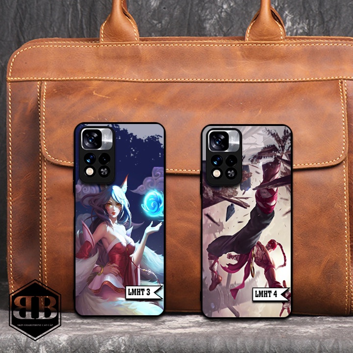Ốp lưng kính cường lực Xiaomi Redmi Note 11 Pro 5G / Redmi Note 11 Pro + 5G ( PLUS ) liên minh huyền thoại