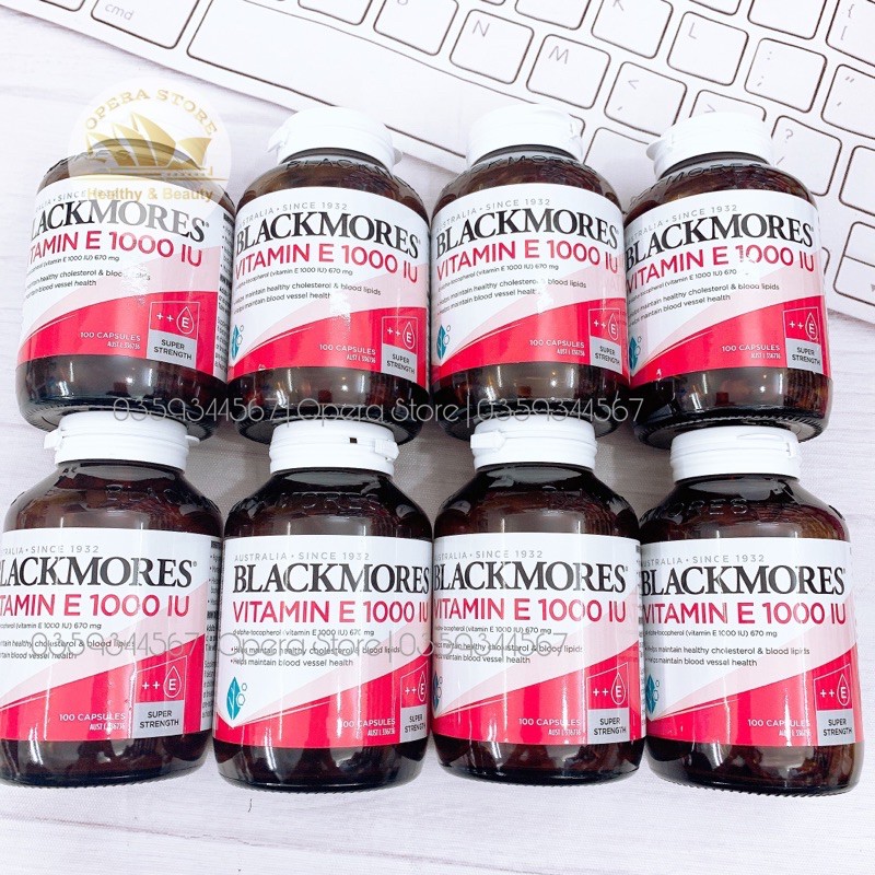 Vitamin E Blackmores 100 viên 1000iu