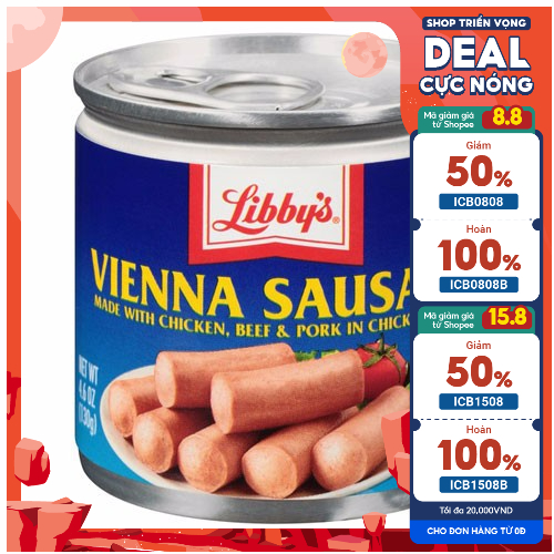 Xúc xích Vienna Libby's 130g